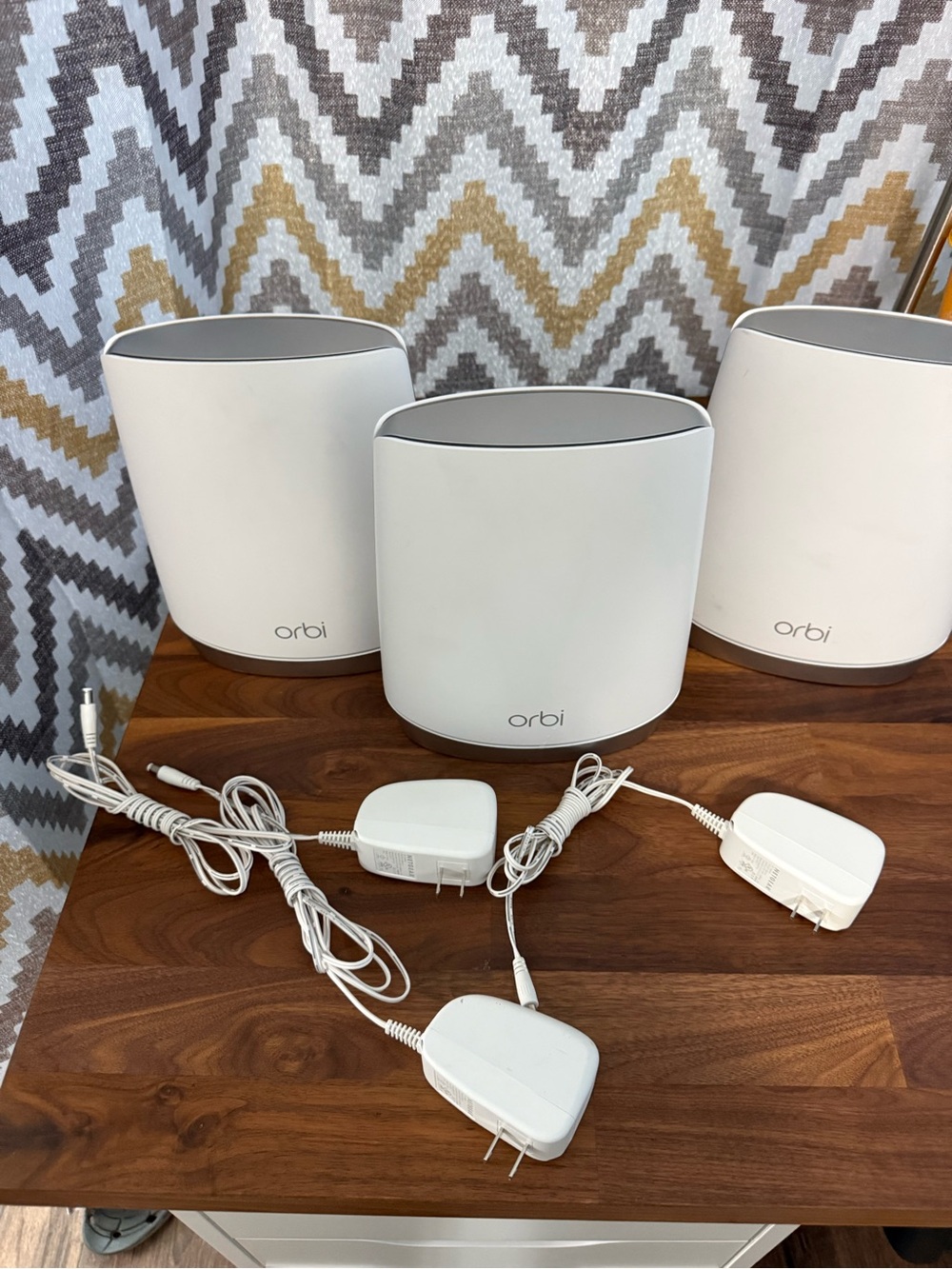 Netgear Orbi RBK753 Tri Band Mesh WiFi 6System - White (3-Pack)